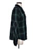 CAbi 100% Viscose Plaid Green Long Sleeve Blouse Size S - photo 4