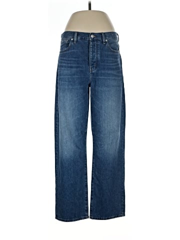 Madewell Low-Slung Straight Jeans in Palmina Wash (view 1)