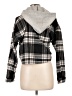Love Tree 100% Polyester Plaid Black Jacket Size L - photo 2