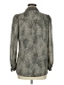 Drew 100% Polyester Animal Print Silver Long Sleeve Blouse Size S - photo 2