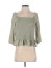 Jessica Simpson Green 3/4 Sleeve Top Size S - photo 1