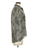 Drew 100% Polyester Animal Print Silver Long Sleeve Blouse Size S - photo 4