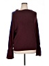 Splendid Color Block Burgundy Pullover Sweater Size XL - photo 1