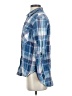 MICHAEL Michael Kors 100% Cotton Plaid Blue Long Sleeve Button-Down Shirt Size XS - photo 5