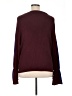 Splendid Color Block Burgundy Pullover Sweater Size XL - photo 2