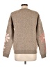 Bobeau Floral Brown Pullover Sweater Size L (petite) - photo 2