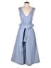 ASOS 100% Polyester Checkered-gingham Blue Jumpsuit Size 2 - photo 1