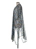LC Lauren Conrad 100% Polyester Blue Kimono One size - photo 5
