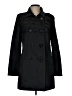 Elie Tahari 100% Polyester Black Trenchcoat Size L (estimated) - photo 1