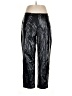 A New Day 100% Polyurethane Metallic Black Casual Pants Size 14 - photo 1