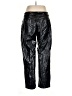 A New Day 100% Polyurethane Metallic Black Casual Pants Size 14 - photo 2
