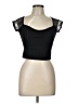 Unbranded Black Short Sleeve Top Size L - photo 1