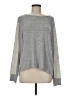 Flora Nikrooz Metallic Gray Pullover Sweater Size M - photo 1
