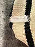 Hayden Stripes Ivory Pullover Sweater Size S - photo 8