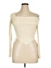 Missguided Ivory Long Sleeve Top Size M - photo 1