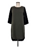 Everly 100% Polyester Color Block Green Casual Dress Size M - photo 1