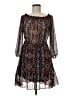 BB Dakota 100% Polyester Paisley Brown Casual Dress Size M - photo 1