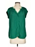 Daniel Rainn 100% Polyester Green Short Sleeve Blouse Size S - photo 1