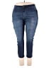 Ruff Hewn Solid Blue Jeans Size 22 - photo 1
