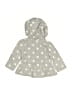 Child of Mine by Carter's 100% Polyester Polka Dots Gray Jacket Size Newborn - photo 2