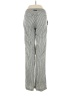 Rewind Stripes Silver Linen Pants Size 5 - photo 2