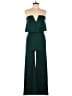 Lulus Color Block Green Jumpsuit Size L - photo 1
