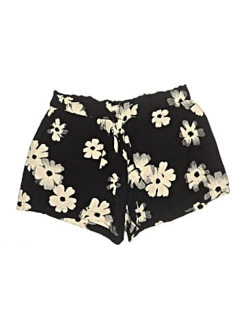 Madewell Drapey Pull-On Shorts in Ikat Floral (view 1)
