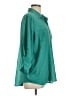 Ambiance Apparel Solid Teal 3/4 Sleeve Blouse Size 1X - photo 4