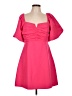 BCBGeneration Solid Pink Cocktail Dress Size 12 - photo 1