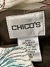 Chico's 100% Cotton Print White Jacket Size Med (1) - photo 6