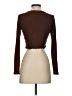 Miss Selfridge Brown Long Sleeve T-Shirt Size 4 - photo 2