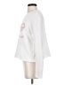 Happily Grey 100% Polyester White Pullover Sweater Size S - photo 5