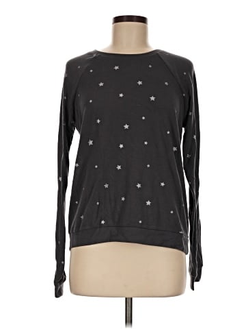 Aqua Long Sleeve Top (view 1)