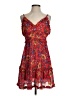 Flying Tomato 100% Polyester Paisley Red Cocktail Dress Size S - photo 1