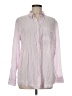 Gap 100% Linen Pink Long Sleeve Button-Down Shirt Size M - photo 1