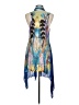 Adore 100% Viscose Blue Cardigan Size M - photo 2