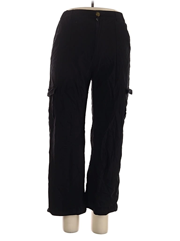 Pre-owned Unbranded Cargo Pants In Black