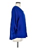 Unbranded 100% Polyester Blue 3/4 Sleeve Blouse Size M - photo 4