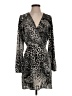 Express 100% Polyester Animal Print Silver Cocktail Dress Size S - photo 1