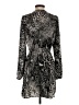 Express 100% Polyester Animal Print Silver Cocktail Dress Size S - photo 2
