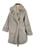 Nasty Gal Inc. 100% Polyester Gray Coat Size 2 - photo 1