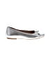 Vionic 100% Leather Metallic Silver Flats Size 9 - photo 1