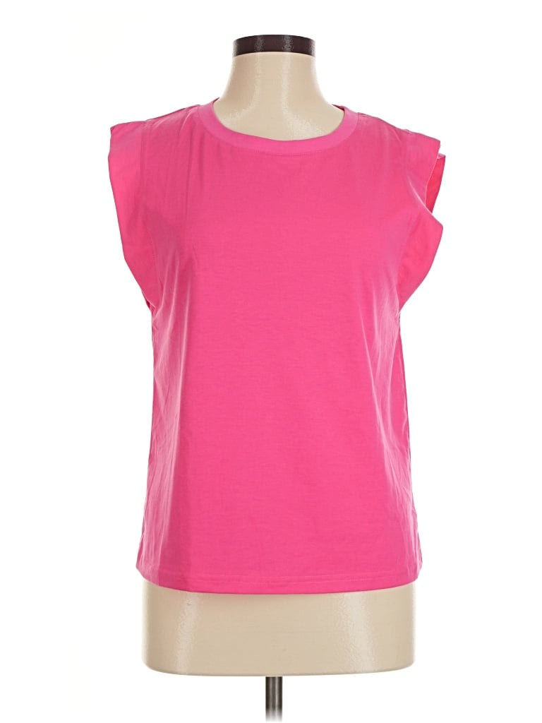 Pre-owned Miholl Sleeveless T-shirt In Pink