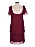 DKNY 100% Polyester Burgundy Cocktail Dress Size 10 - photo 2