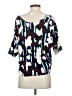 Samsoe Samsoe 100% Viscose Blue 3/4 Sleeve Blouse Size S - photo 2