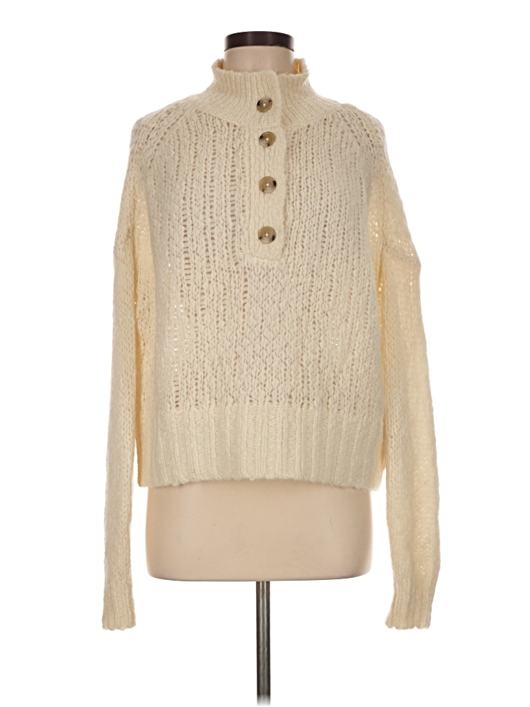 Pre-owned Everlane Pullover Sweater In Ivory