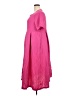 Unbranded 100% Polyester Solid Pink Casual Dress Size XXL - photo 5