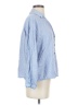 Zara Blue 3/4 Sleeve Blouse Size S - photo 4