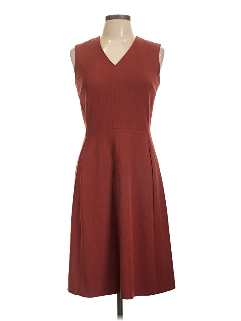 Pre-owned Mm. Lafleur Casual Dress In Brown