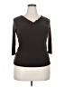 Venezia Black Brown 3/4 Sleeve Top Size 18 - 20 Plus - photo 1